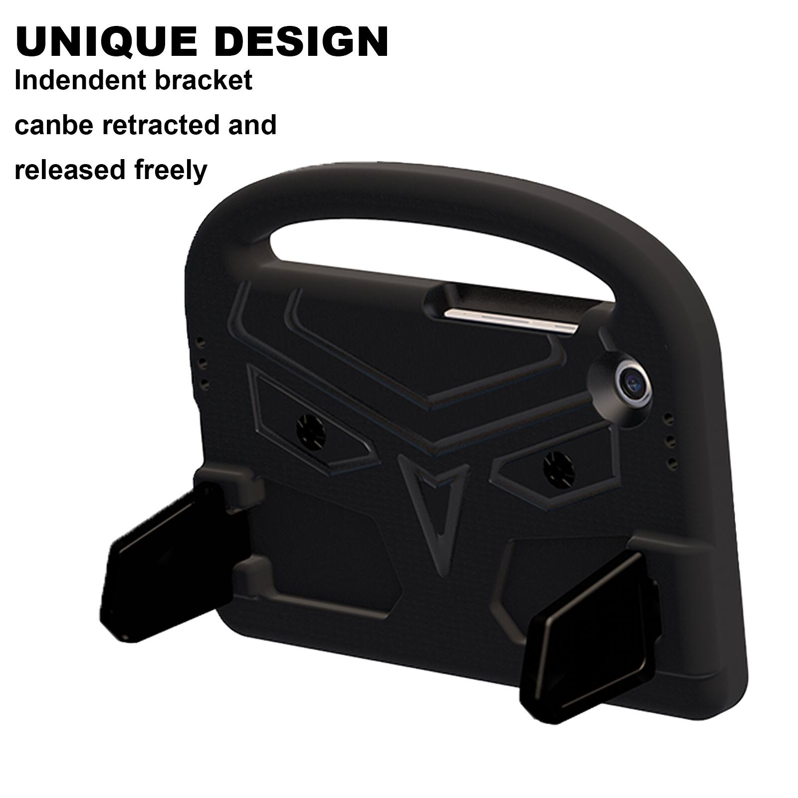 UNIQUE DESIGN  
Independent bracket can be retracted and released freely