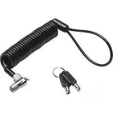 Front. Kensington - Kensington MicroSaver 2.0 Portable Keyed Laptop Lock - 6 ft Cable - Keyed Lock - Carbon Steel - For Notebook.