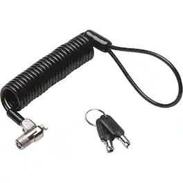 Kensington - MicroSaver 2.0 Portable Keyed Laptop Lock - 6 ft Cable - Keyed Lock - Carbon Steel - For Notebook