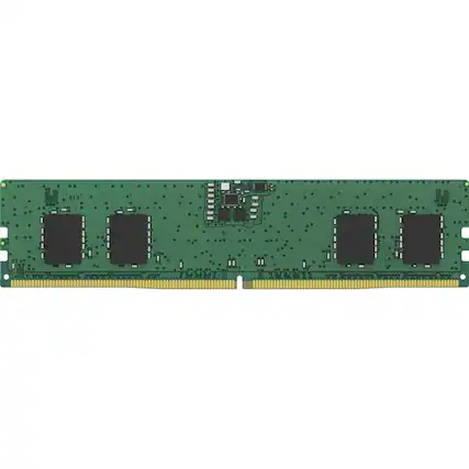 Front. Kingston - Kingston 8GB DDR5 SDRAM Memory Module - For Workstation - 8 GB - DDR5-5600/PC5-44800 DDR5 SDRAM - 5600 MHz Single-rank - Black.