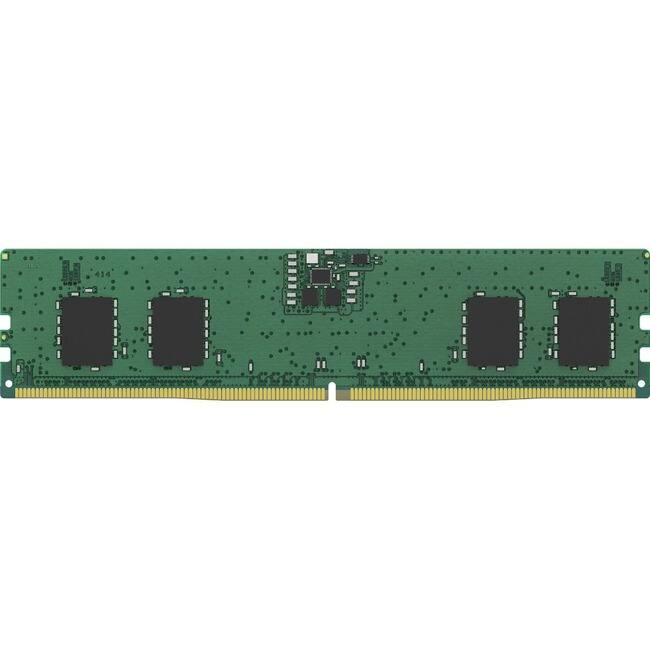 Front. Kingston - Kingston 8GB DDR5 SDRAM Memory Module - For Workstation - 8 GB - DDR5-5600/PC5-44800 DDR5 SDRAM - 5600 MHz Single-rank - Black.