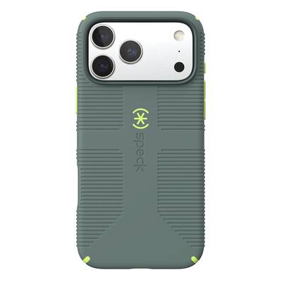 Speck iPhone 17 ProMax CANDYSHELL GRIP + MS Neo Drab/Glow Green Speck iPhone 17 ProMax CANDYSHELL GRIP + MS Neo Drab/Glow Green