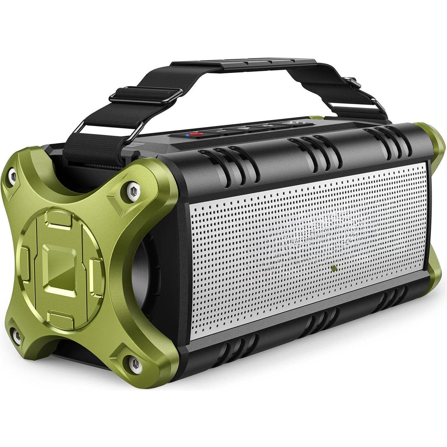 Pacoar Cade - Max Loud Portable Speakers Wireless Subwoofer Deep Bass Boombox/ Ipx6 Waterproof/40h/eq/dual Pairing/tf/aux Large Out - Default