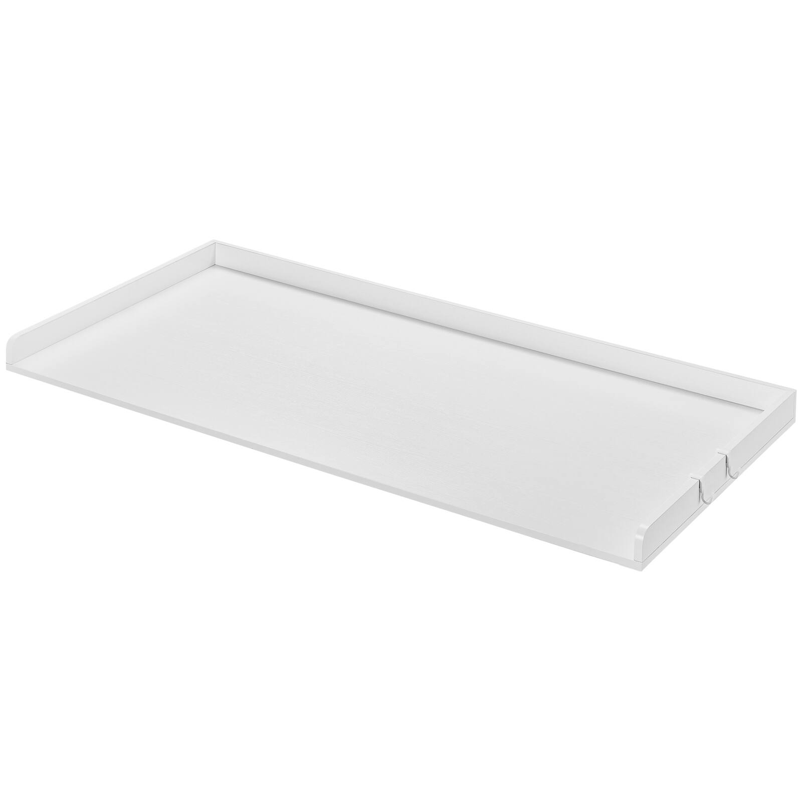 Alt View 5. VEVOR - Washer Dryer Countertop, 54" x 27" Wooden Washer and Dryer Countertop, Water-Resistant Laundry Machine Topper Cover - White.