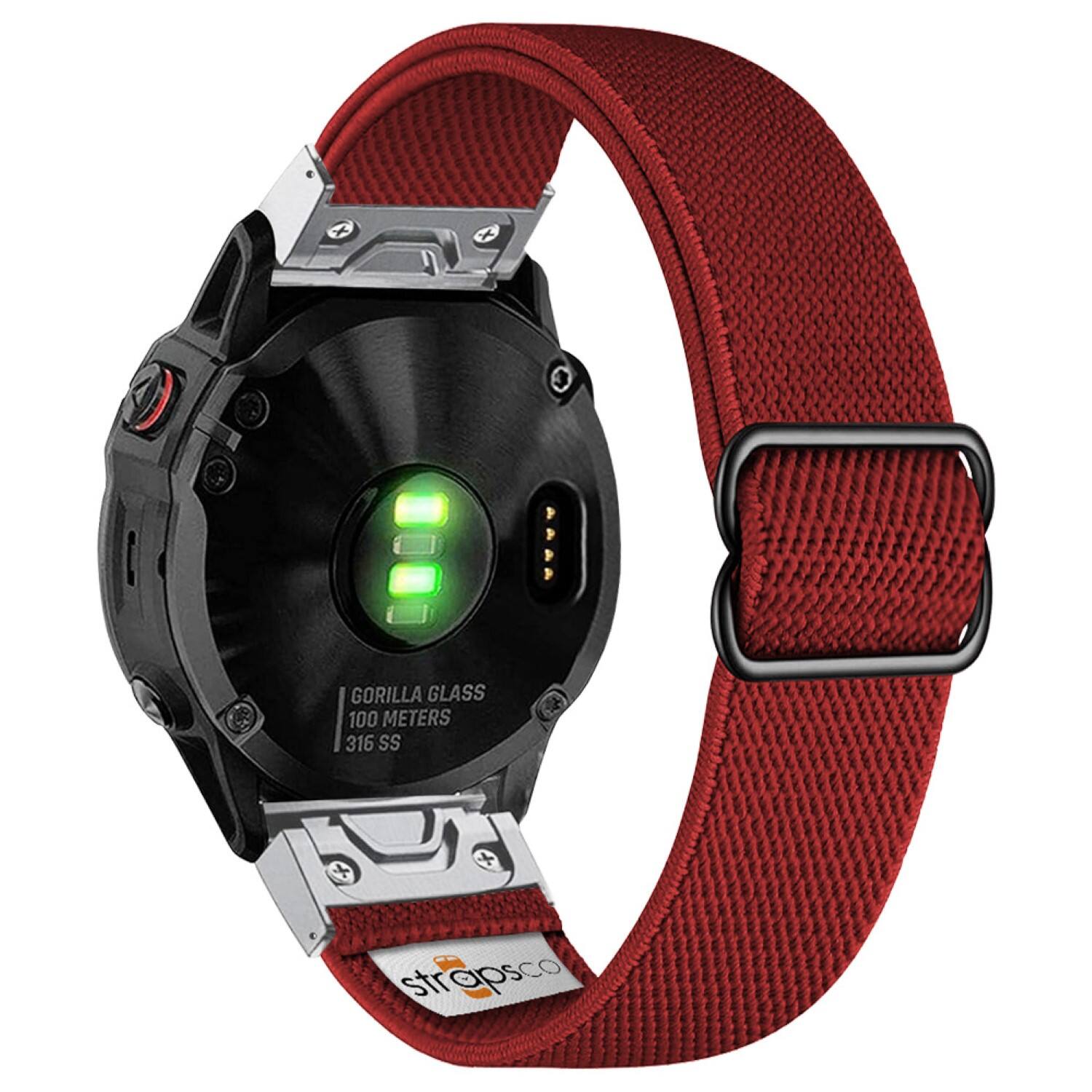 Dark Red (Silver Adapter)