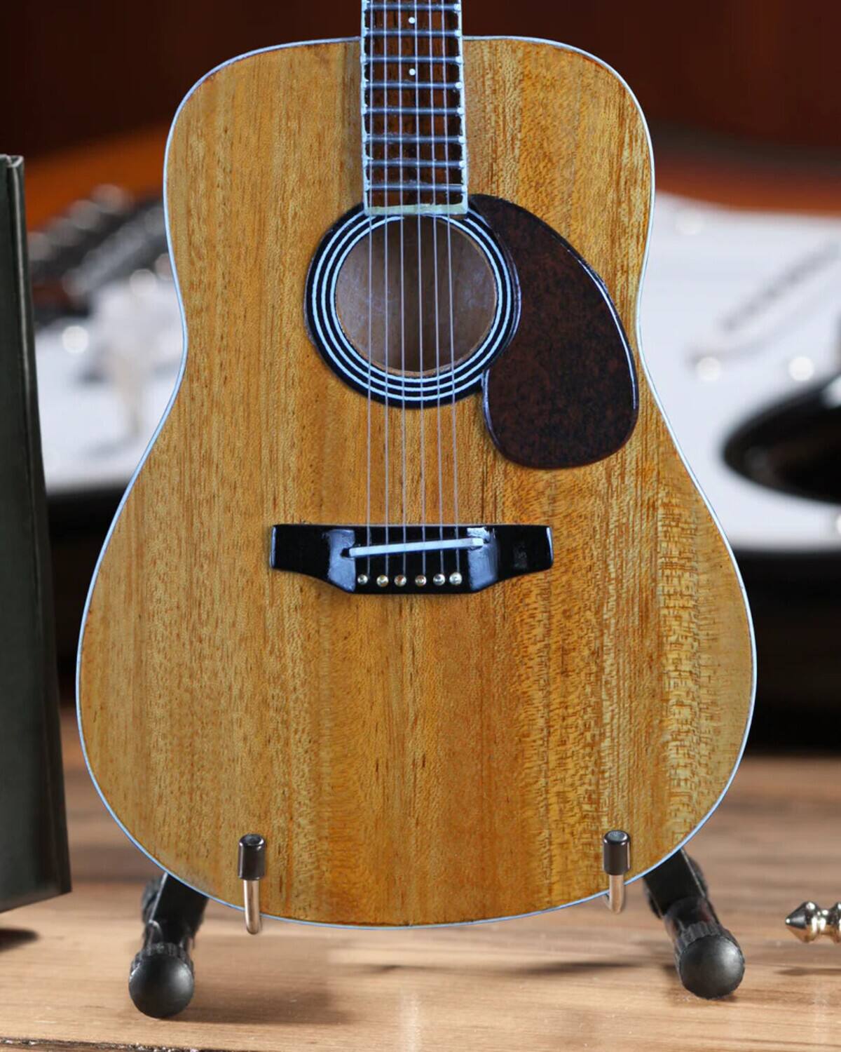 Alt View 3. Axe Heaven - Axe Heaven Classic Acoustic Dreadnought Natural Finish Mini Guitar Replica AC-001   - Collectibles - Multicolor.