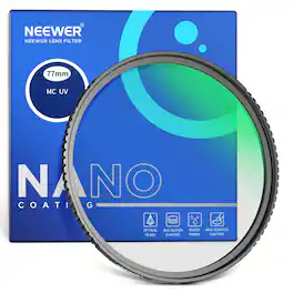 Neewer - 77mm MC UV Filter, 24-layer Nano, Ultra Slim