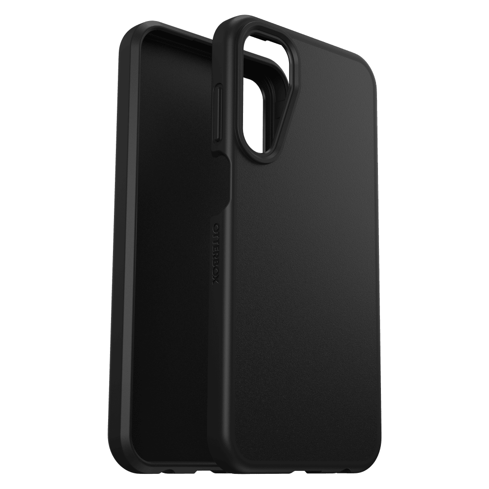 Front. OtterBox - React Series Hard Shell Case for Samsung Galaxy A15 5G - Black.