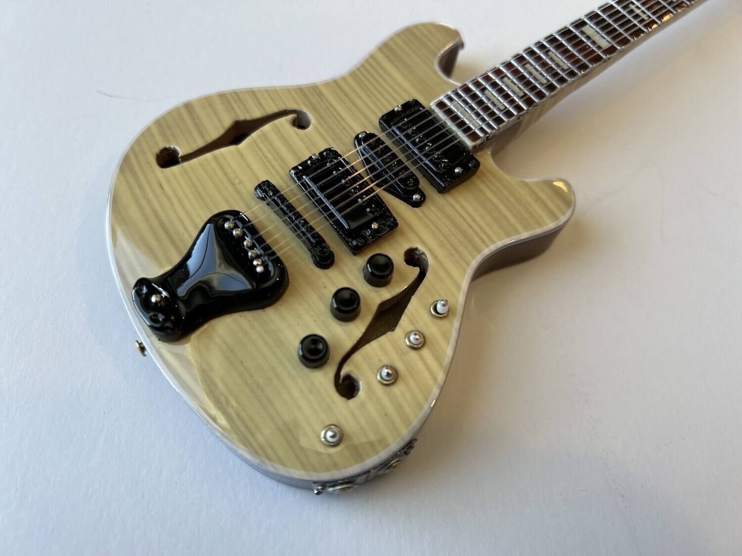 Alt View 4. Axe Heaven - Trey Anastasio - Axe Heaven Trey Anastasio Signature Marley Mar Mar Mini Guitar Replica Collectible - Collectibles - Multicolor.
