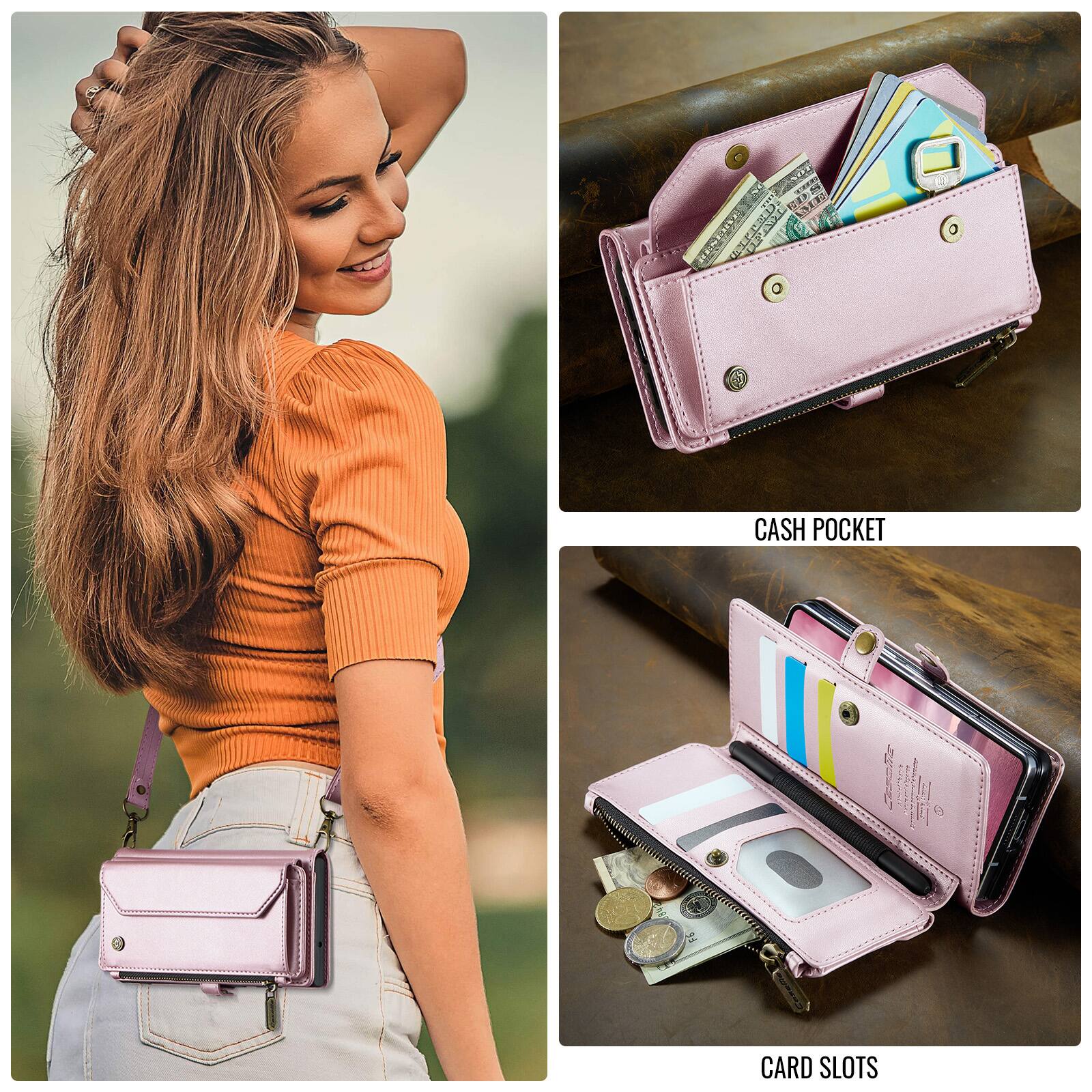 CASH POCKET  
CARD SLOTS