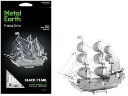 Model Kit Pearl Ship (Challenging Difficulty) Steel Model by Metal Earth - Black