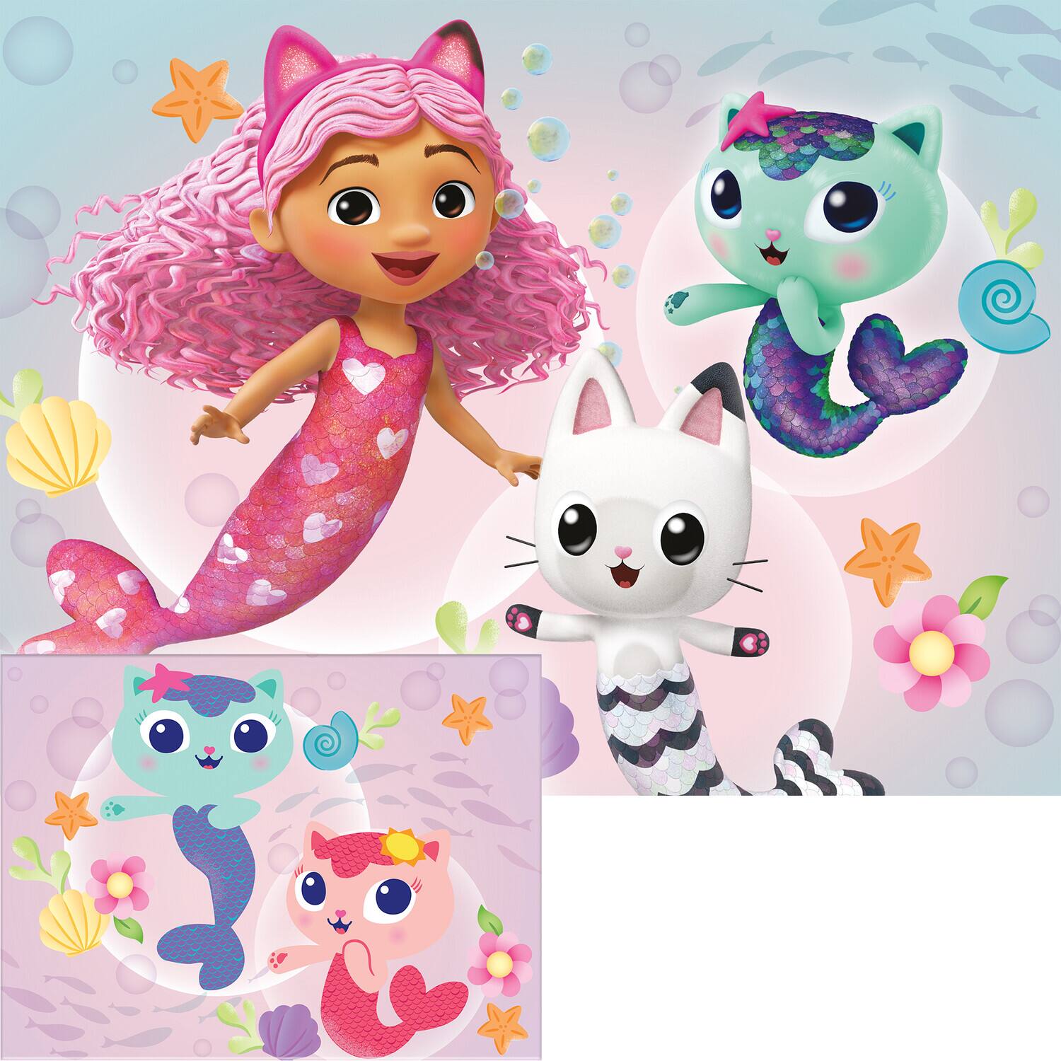 Alt View 1. PopMarket - Gabby's Dollhouse contains 24pc 12x9 in 3D/2D Double-sided Lenticular Puzzle   - COLLECTIBLES - Multicolor.