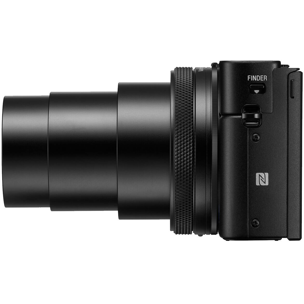 Alt View 3. Sony - Cyber-Shot DSC-RX100 VII Camera Kit DSC-RX100M7 3x Battery 64GB Essential Bundle.