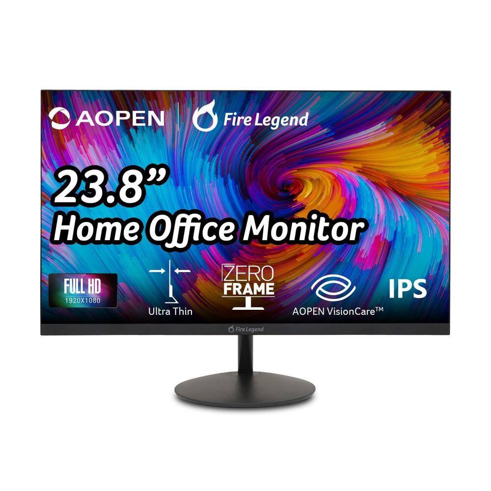 AOPEN Fire Legend 23.8" Home Office Monitor ZERO FULL HD FRAME IPS 1920X1080 Ultra Thin AOPEN VisionCare™ Fire Legend