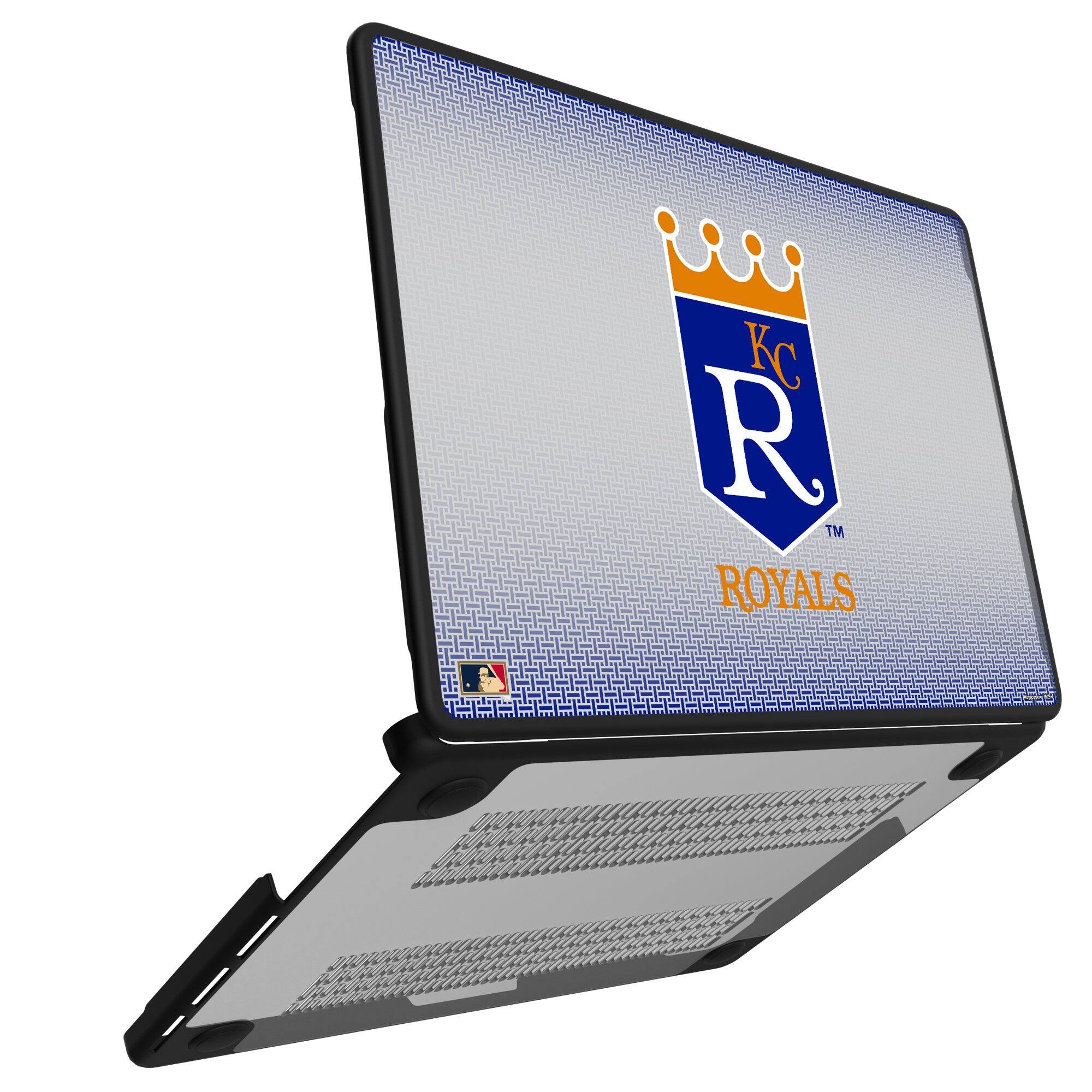 Alt View 1. Keyscaper - Kansas City Royals Linen MacBook Case - Pro 16 in - Multicolor.