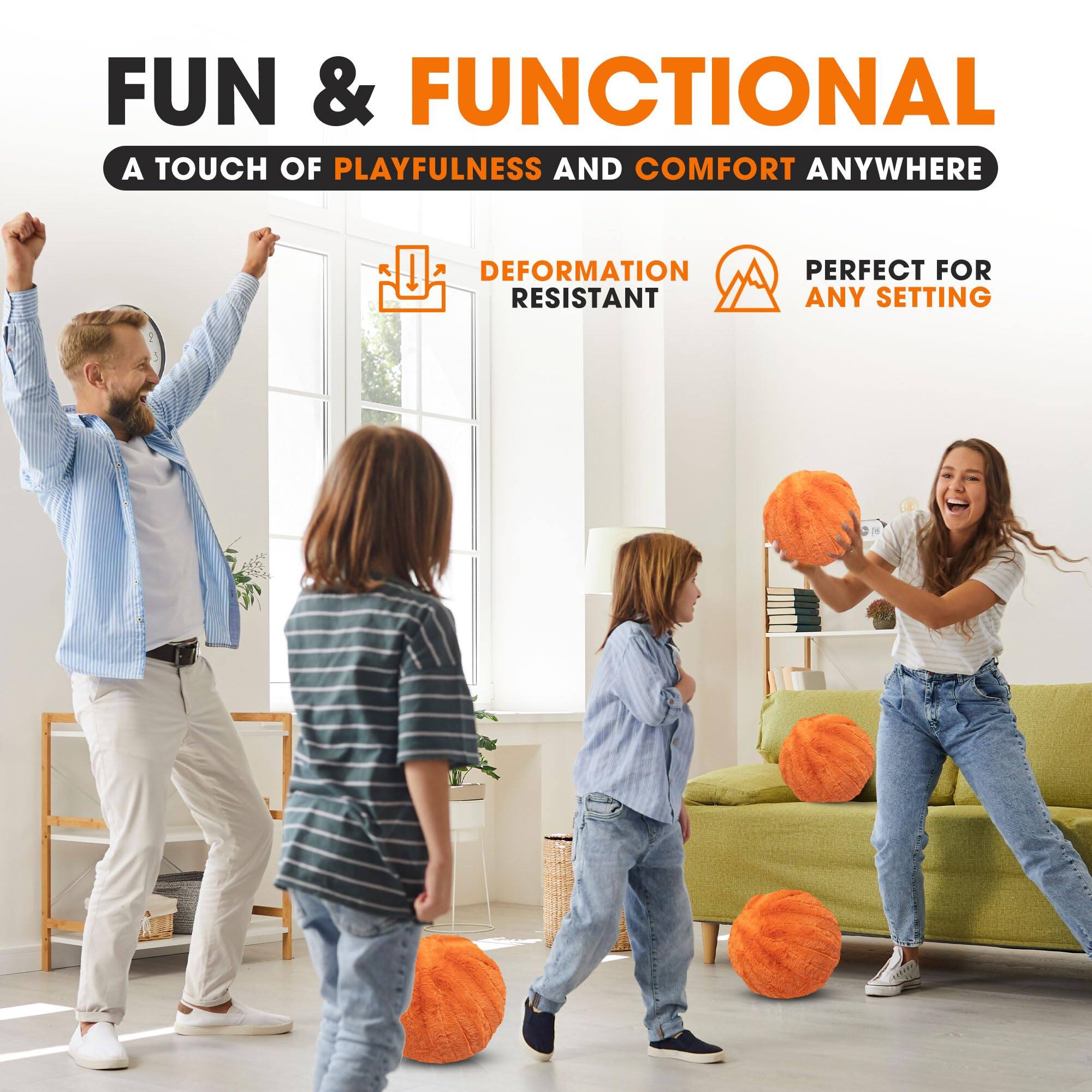 FUN & FUNCTIONAL  
A TOUCH OF PLAYFULNESS AND COMFORT ANYWHERE  
DEFORMATION RESISTANT  
PERFECT FOR ANY SETTING