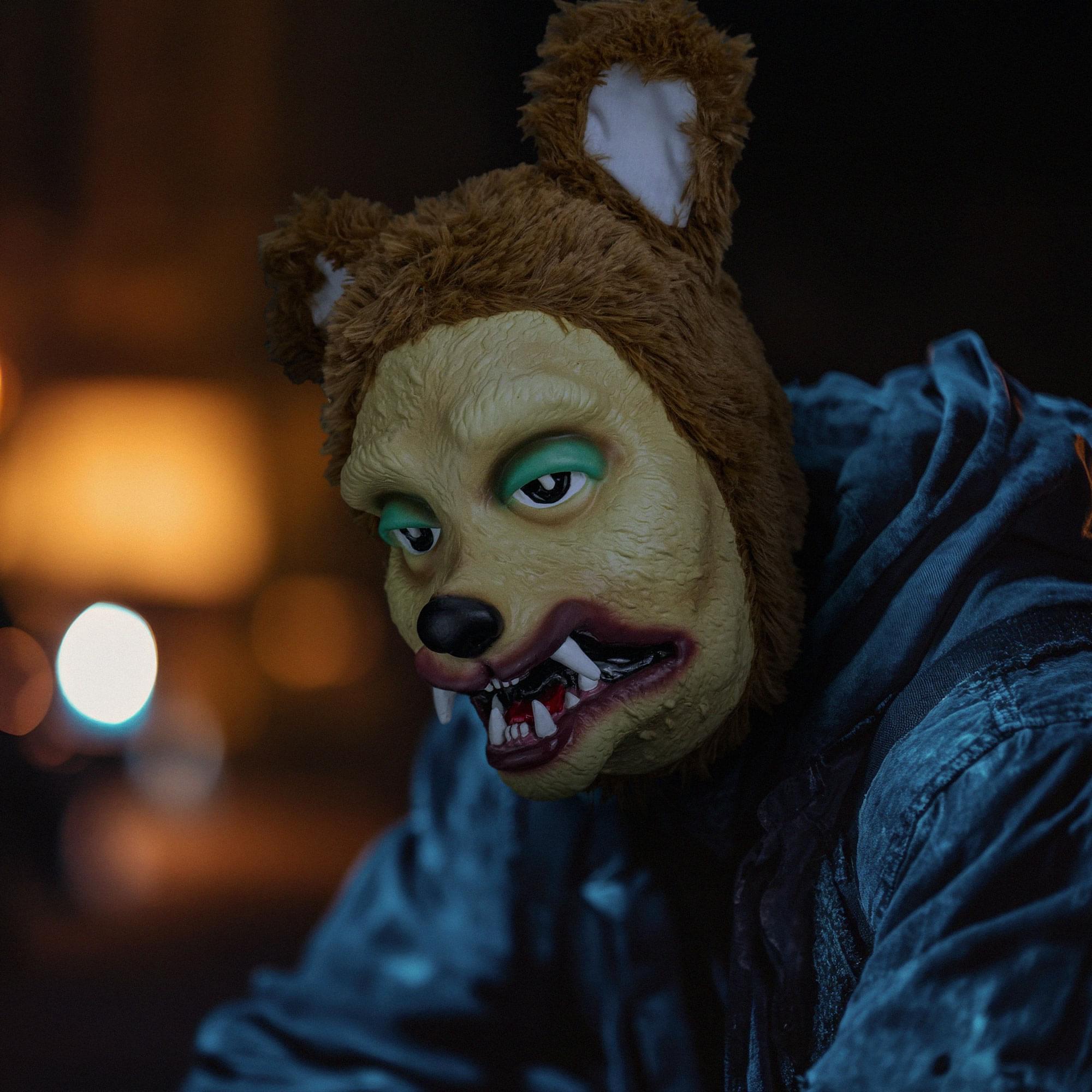 Alt View 3. Trick or Treat Studios - The Shining Roger the Dogman Adult Costume Mask - Brown.