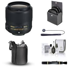 Bundle - Nikon - 35mm f/1.8G ED AF-S NIKKOR Lens with Essentials Kit