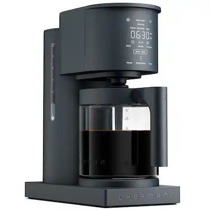 Brew Later Starts at
Clean Set Clock Error 06:30 AM
Bold Ready 1-4 Cups
Brew | Stop
Temp Keep Warm Time
1 1 12 10
CHEFMAN