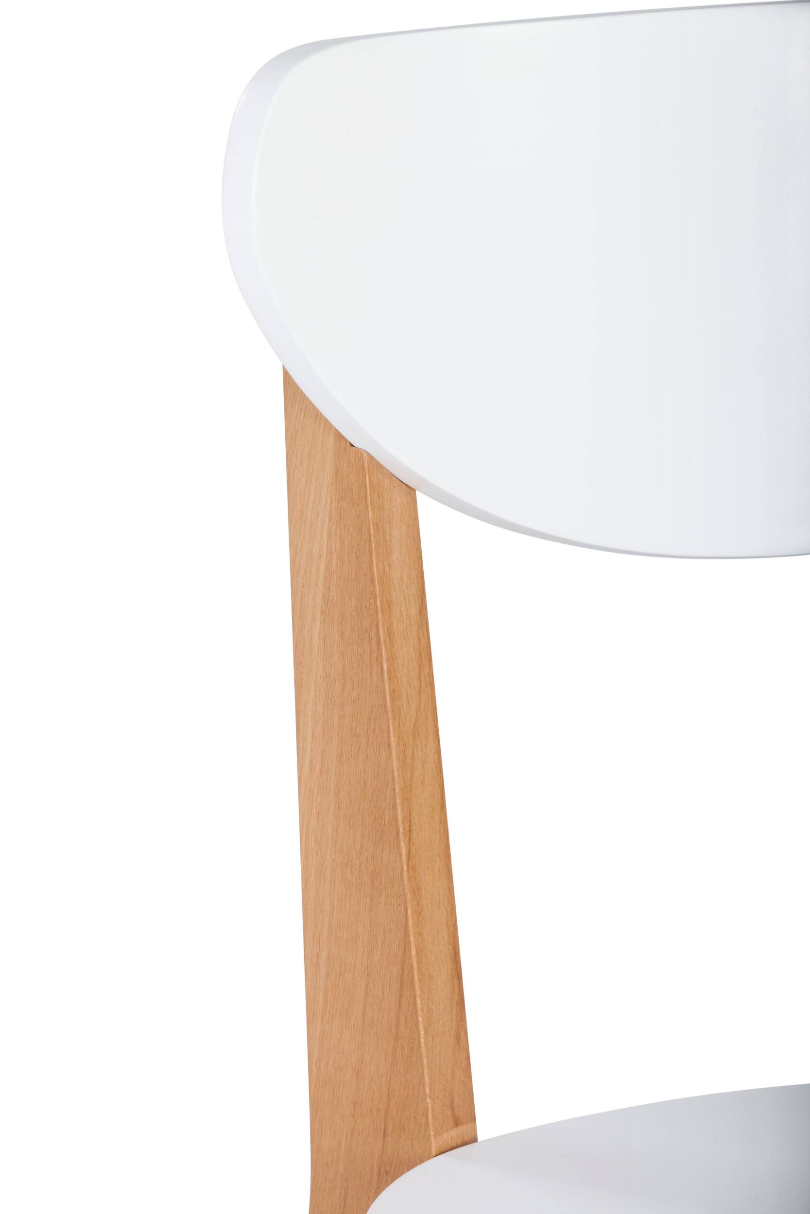 Alt View 13. Universal Expert - Abacus Modern Wood Chair - Oak and White.