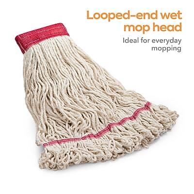 Looped-end wet mop head  
Ideal for everyday mopping