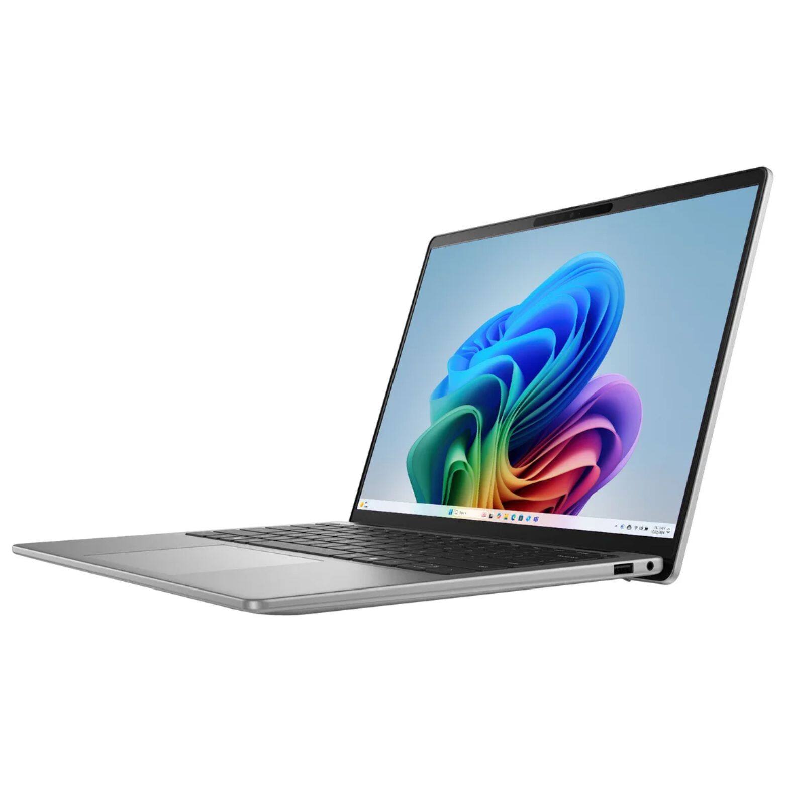 Alt View 1. Dell - Inspiron 14" Copilot+ Qualcomm Snapdragon X1P-64-100 3.4 GHz 16GB RAM 1TB SSD Windows 11 Home - Gray.