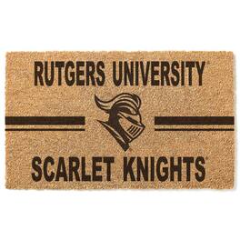 Jardine - Rutgers Scarlet Knights 18" x 30" Team Logo Doormat - Brown