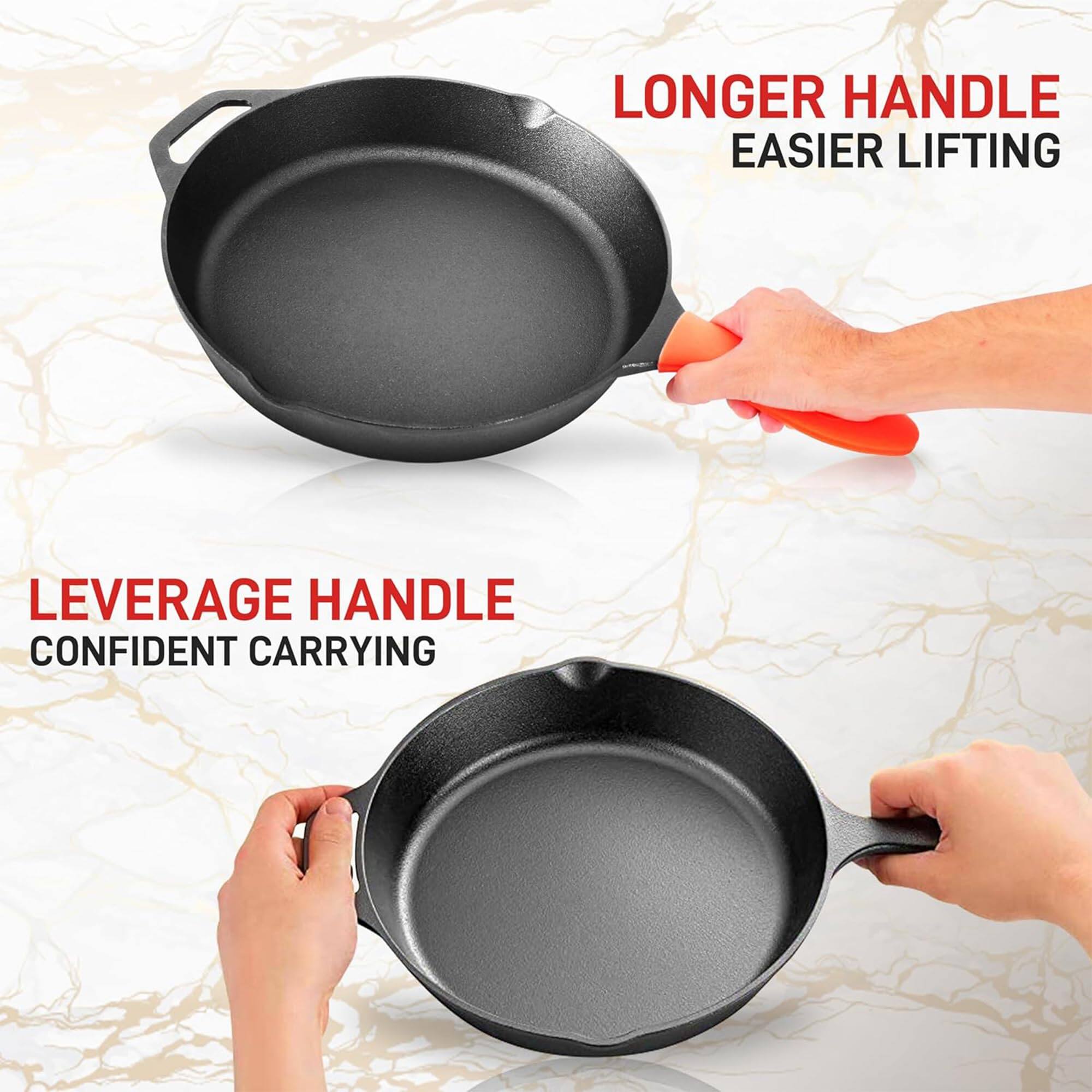 LONGER HANDLE  
EASIER LIFTING  

LEVERAGE HANDLE  
CONFIDENT CARRYING