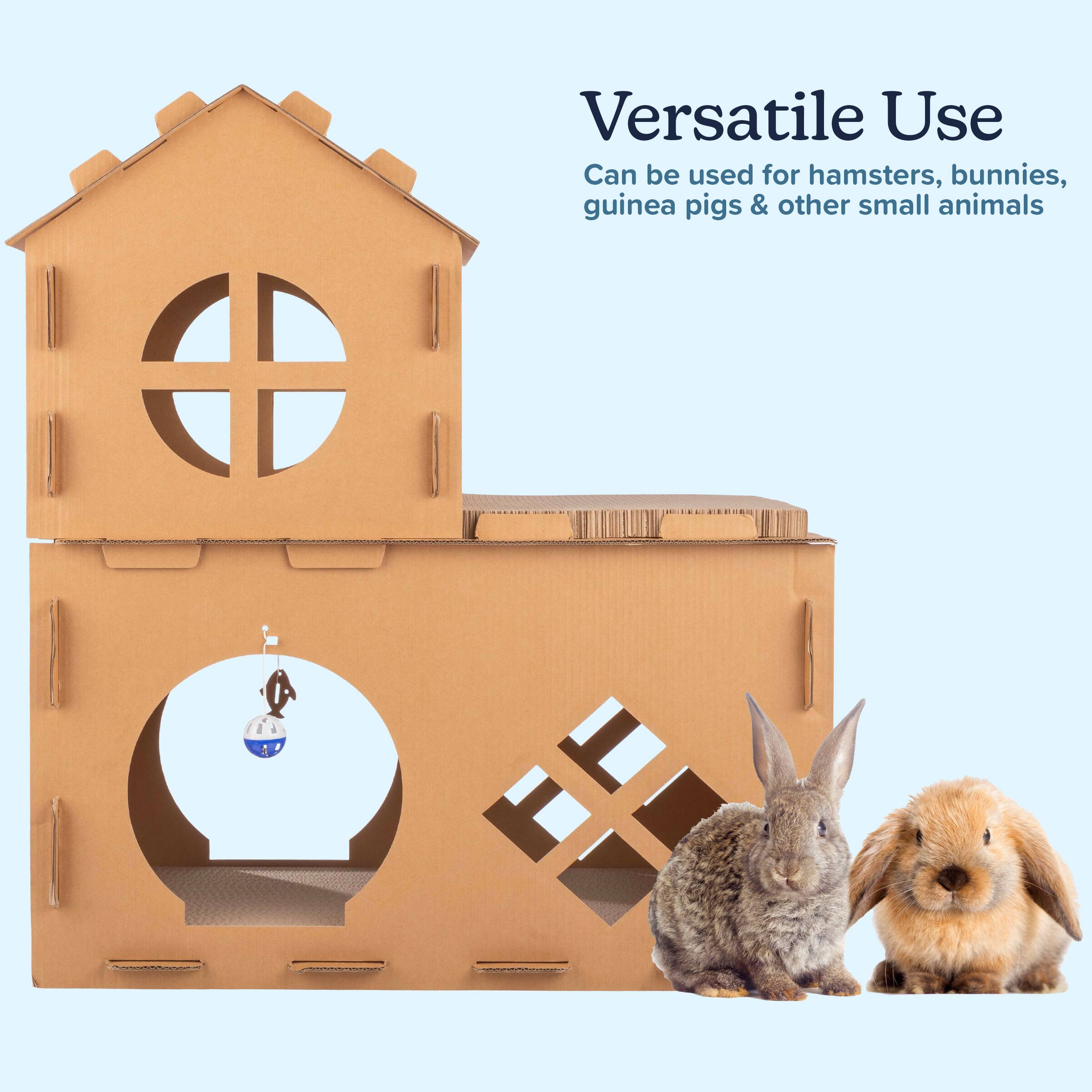 Versatile Use  
Can be used for hamsters, bunnies, guinea pigs & other small animals