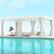 Alt View 1. Outsunny - x 19' Aluminum Pergola with Adjustable Louvered, Outdoor Pergola with Curtains and Netting - White.