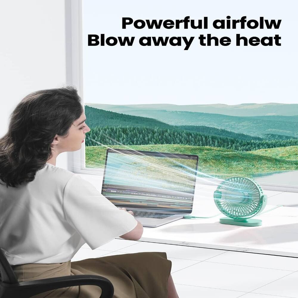 Powerful airflow  
Blow away the heat