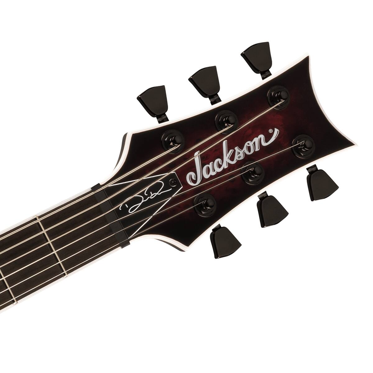 Alt View 4. Jackson - Jackson Pro Signature Diamond Rowe DR24MG EVTN6 Electric Guitar,Dark Rose.