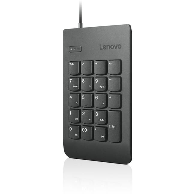Lenovo - USB Numeric Keypad Gen II - Cable Connectivity - USB Interface - 19 Key(s) - Notebook, Tablet - PC - Black