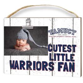 Jardine - Texas A&M Central Texas Warriors 8" x 10" Cutest Little Fan Weathered Team Logo Clip Photo Frame - White