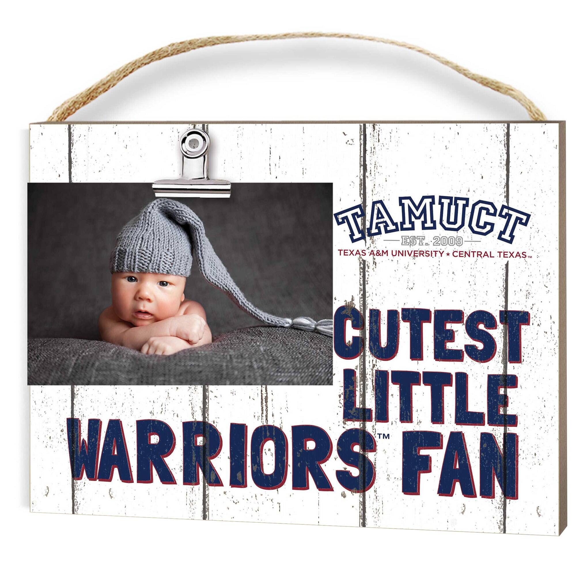 Texas A&M Central Texas Warriors 8" x 10" Cutest Little Fan Weathered Team Logo Clip Photo Frame