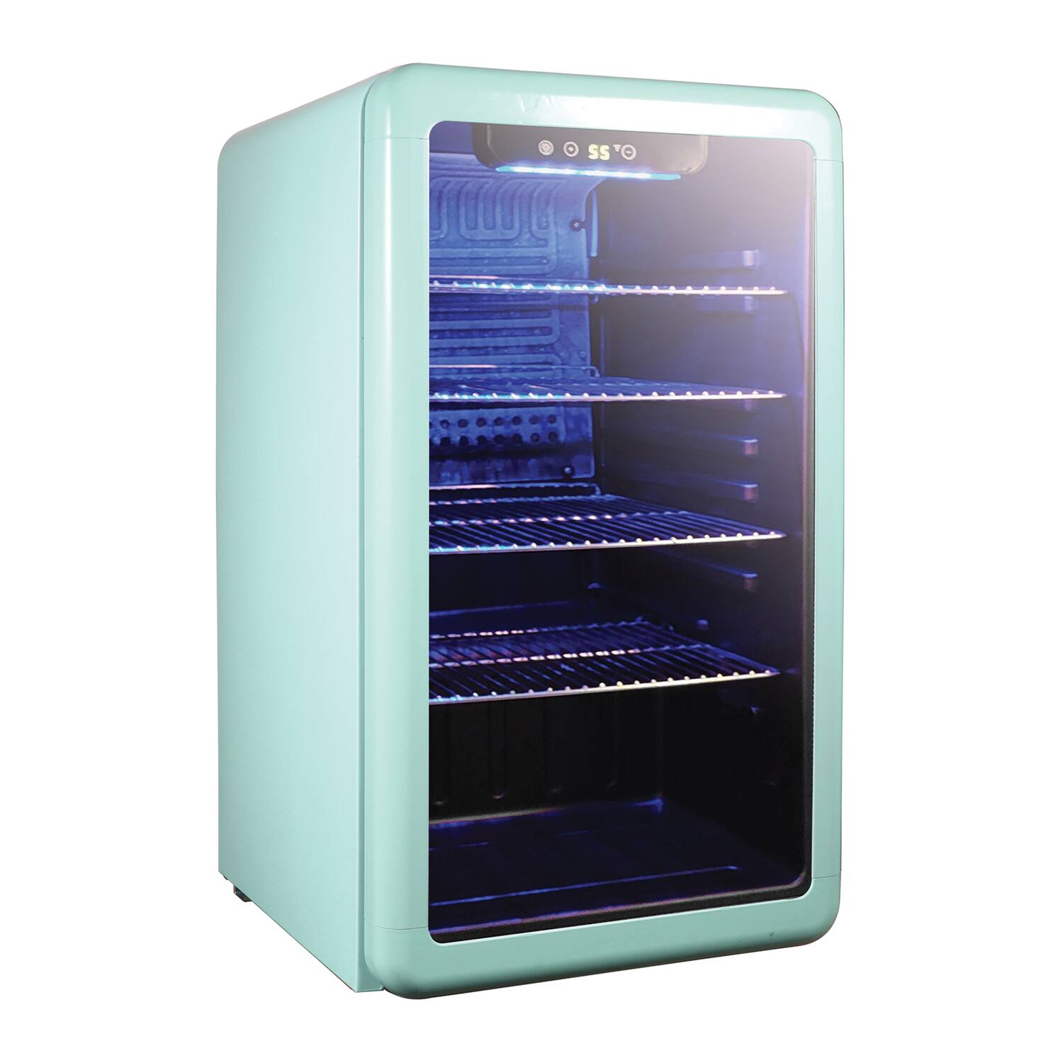 Alt View 1. Magic Chef - 3.4-Cu. Ft. Retro Beverage Cooler - Green.