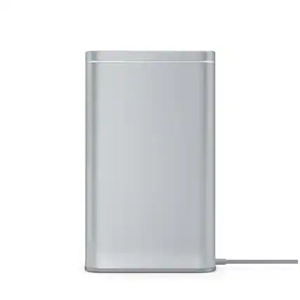 Front. simplehuman - cleanstation, matte silver stainless steel - Matte Silver.