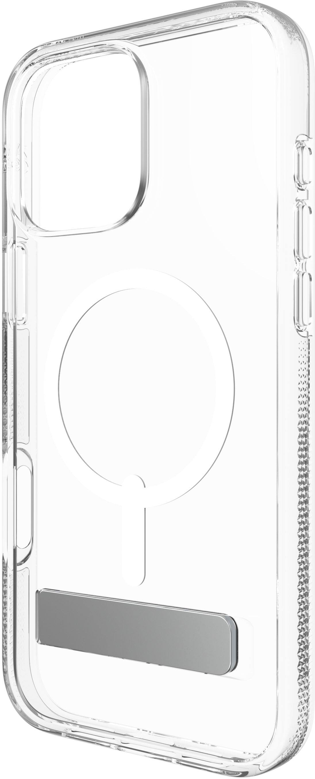 Alt View 17. ZAGG - Crystal Palace Snap MagSafe Compatible Case w/ Kickstand for Apple iPhone 16 Pro Max - Clear.