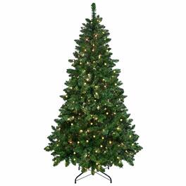 RYHNUYNE - 9FT Smart RGB Christmas Tree, 620 WiFi-Controlled LED Lights 38 Modes Music Sync 1721 PVC Tips Hinged Metal Stand - Green