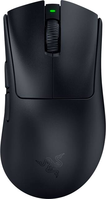 Razer - DeathAdder V4 Pro Lightweight Optical Gaming Mouse with 150 Hour Battery - Wireless - Black