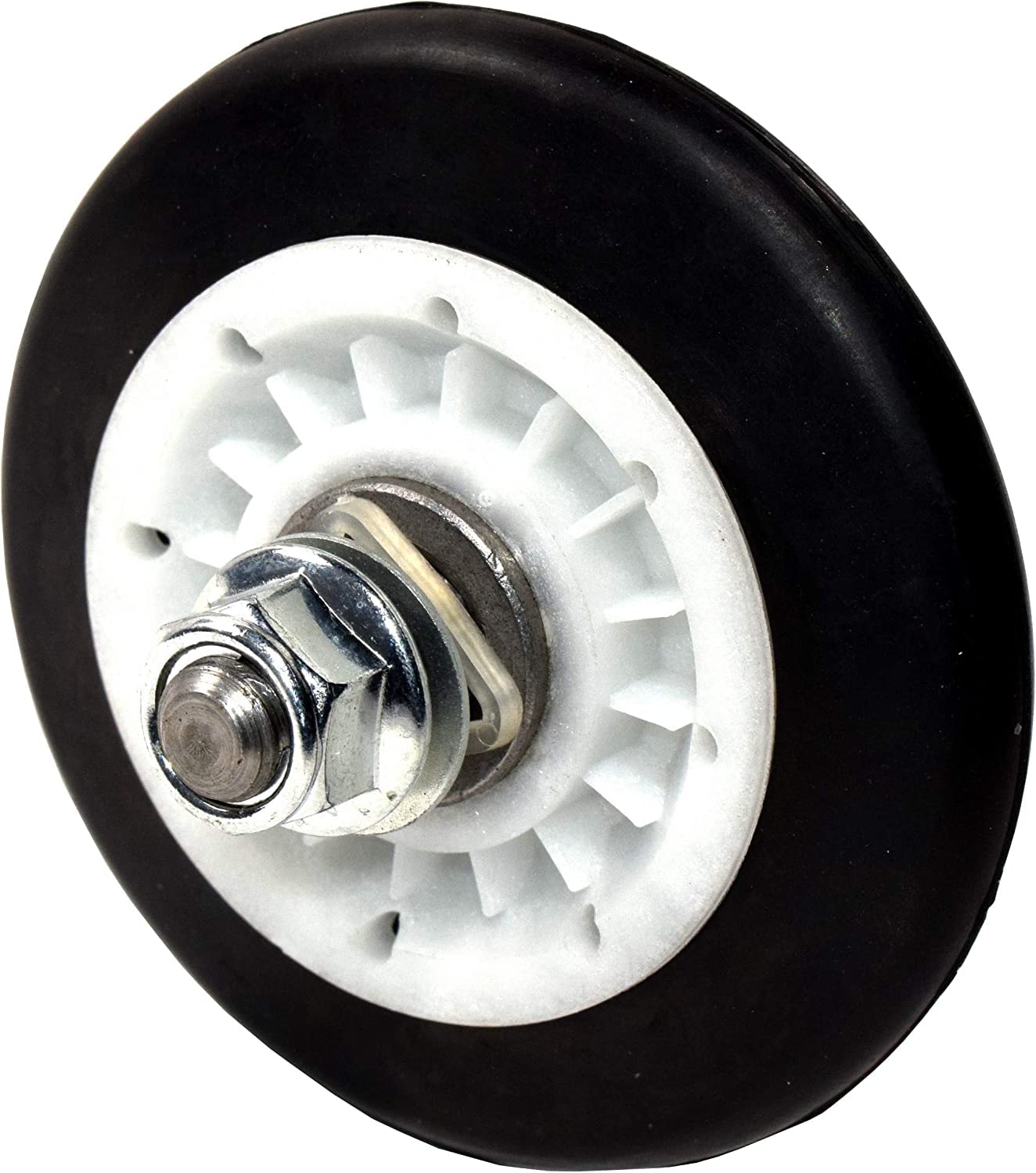 Angle. HQRP - Dryer Drum Support Roller Replacement for LG 4581EL2002A, 4581EL2002C, AP5688895, PS8260240.