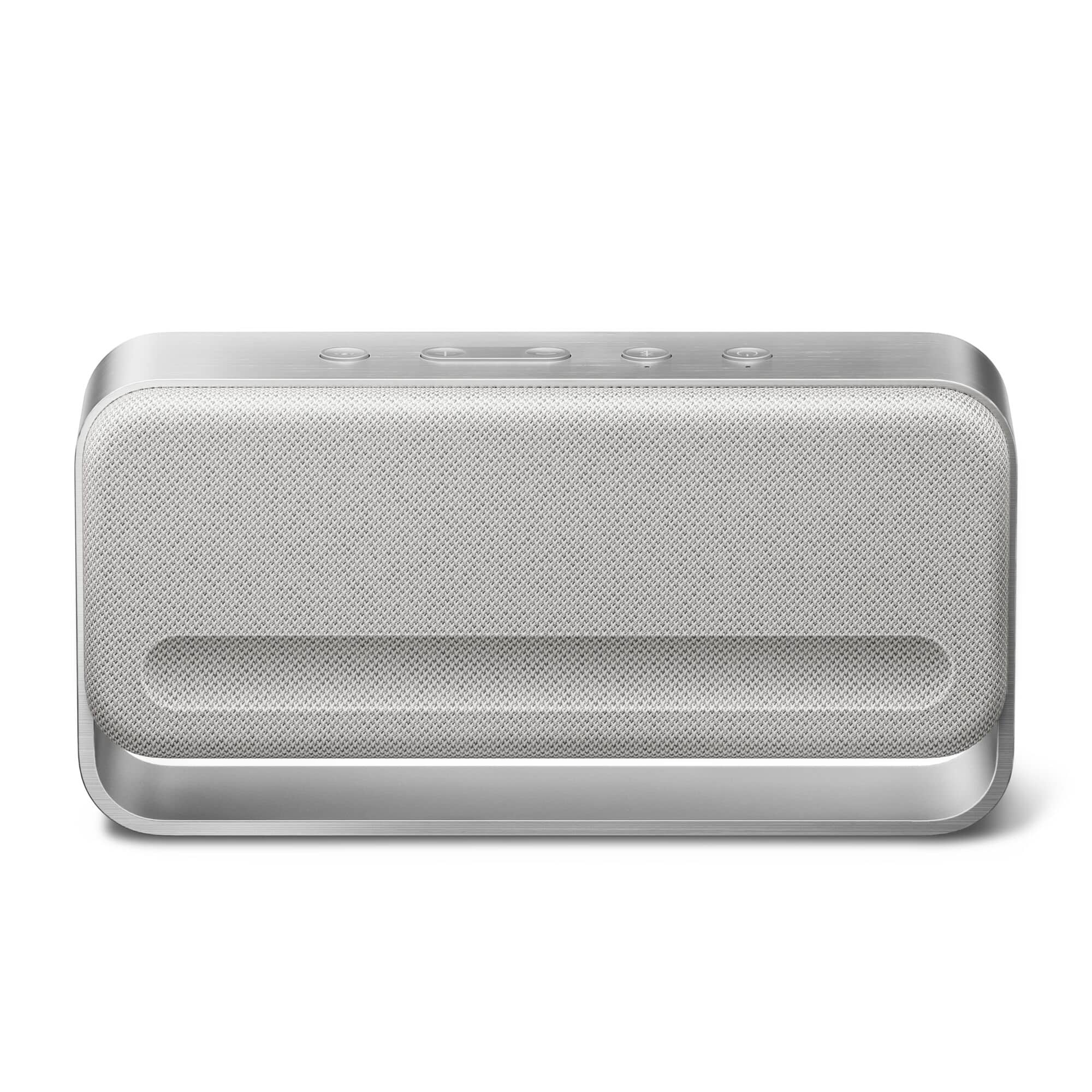 Back. Bose - SoundLink Home Portable Bluetooth Speaker - Light Silver.