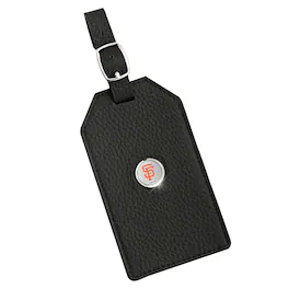 Jardine - San Francisco Giants Leather Luggage Tag - Black