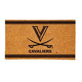 Evergreen Enterprises - Virginia Cavaliers 16" x 28" Coir Logo Doormat - Multicolor