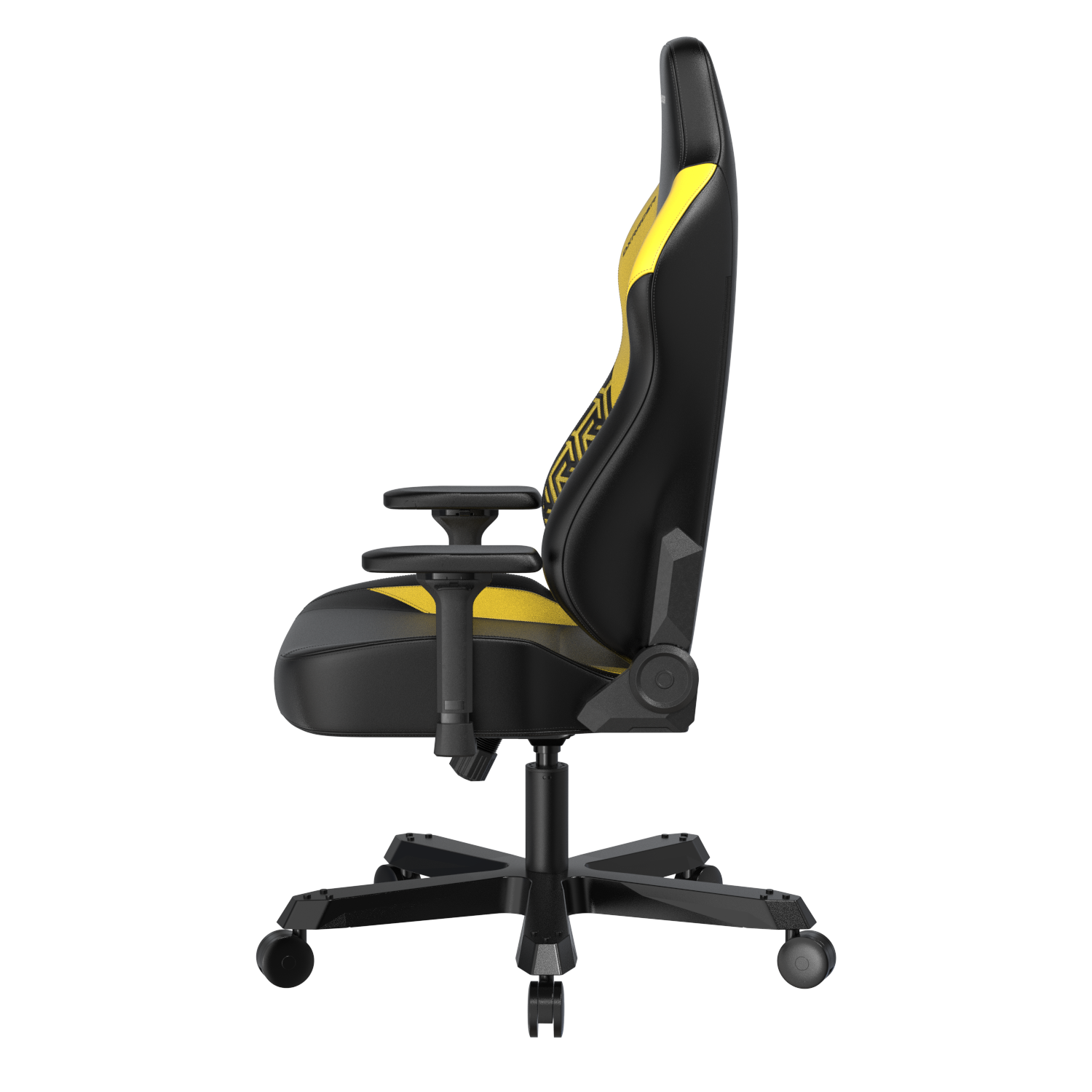 Alt View 1. DXRacer - DXRacer Tank Series Gaming Chair – Armour Edition Black & Yellow, Oversized XXL Ergonomic Design & Heavy-Duty Support - Black and Yellow.