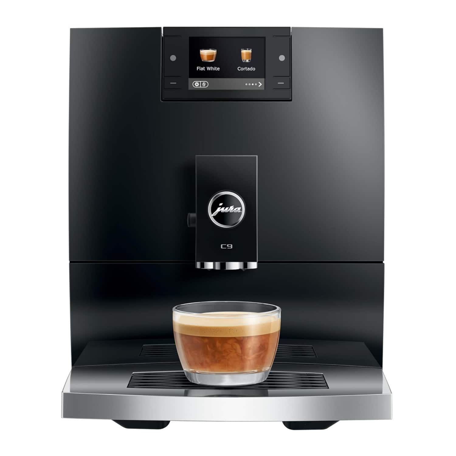 JURA - C9 Compact Automatic Coffee and Espresso Machine (Piano - Black