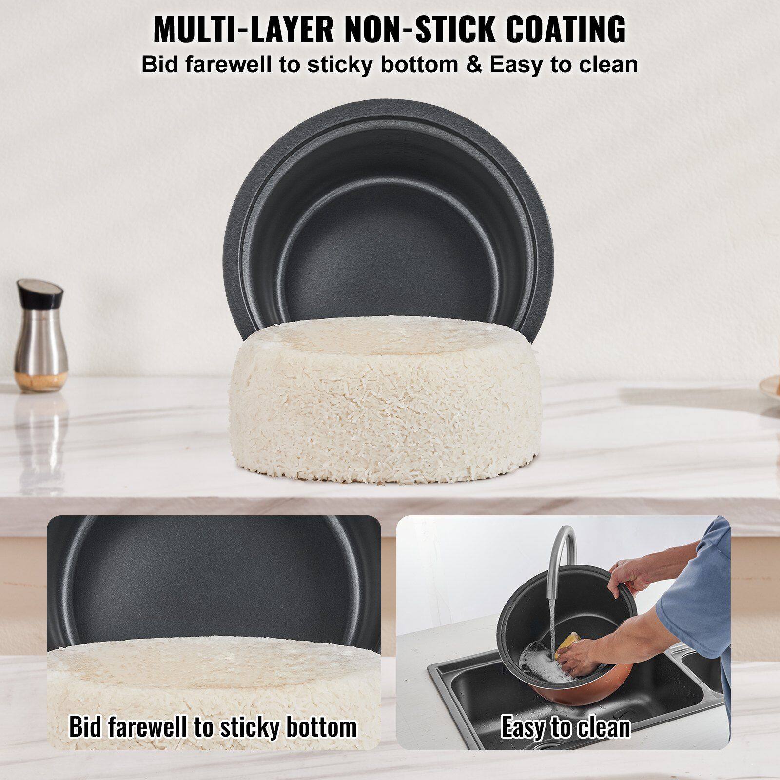 MULTI-LAYER NON-STICK COATING  
Bid farewell to sticky bottom & Easy to clean  

Bid farewell to sticky bottom  

Easy to clean