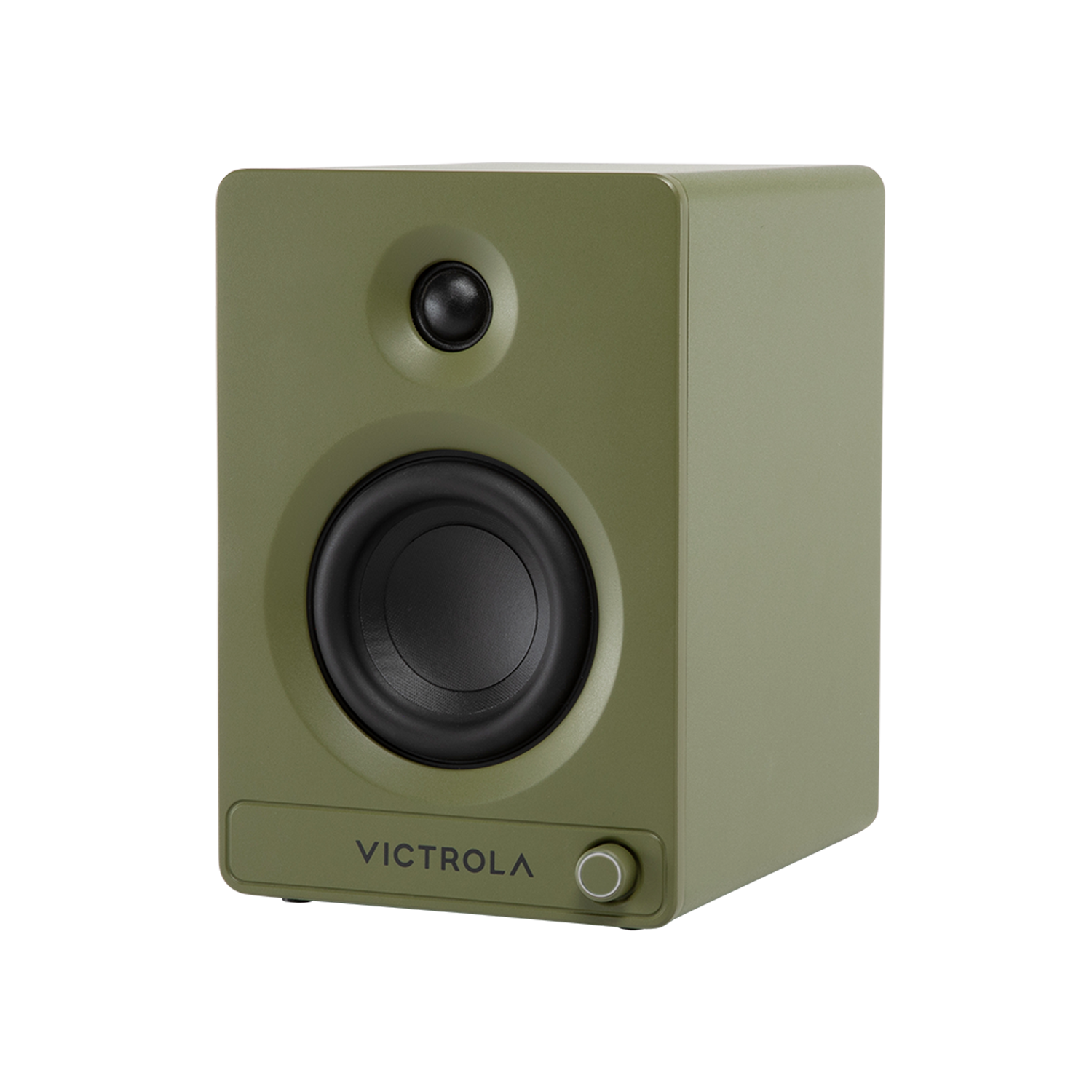 Alt View 9. Victrola - Victrola Tempo Bluetooth Bookshelf Speakers - Green.