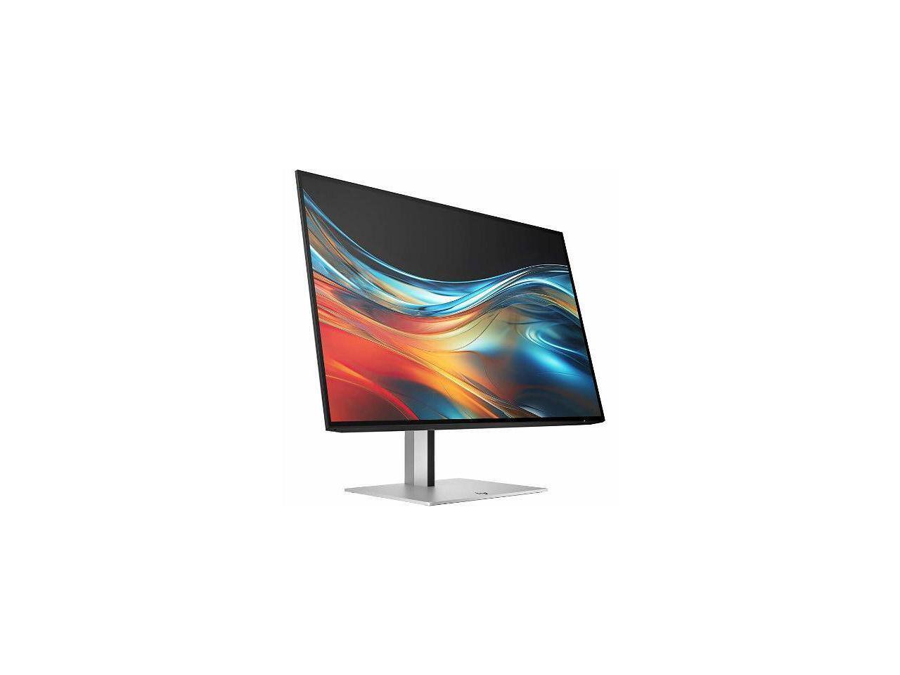 Alt View 8. HP - HP Series 7 Pro 24 Inch WUXGA Computer Monitor 724pn 100Hz IPS Tilt Swivel Pivot Adjust - Black.