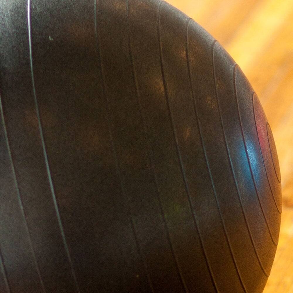 Alt View 4. Power Systems - Versa Ball Pro – 55cm Stability Ball for Exercise, Balance & Core Training - Black.